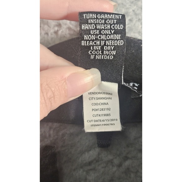 Hot Topic Coffin Blouse Womens S Black Sheer Gothic Dark Fairy Witchy Whimsygoth - Picture 6 of 12